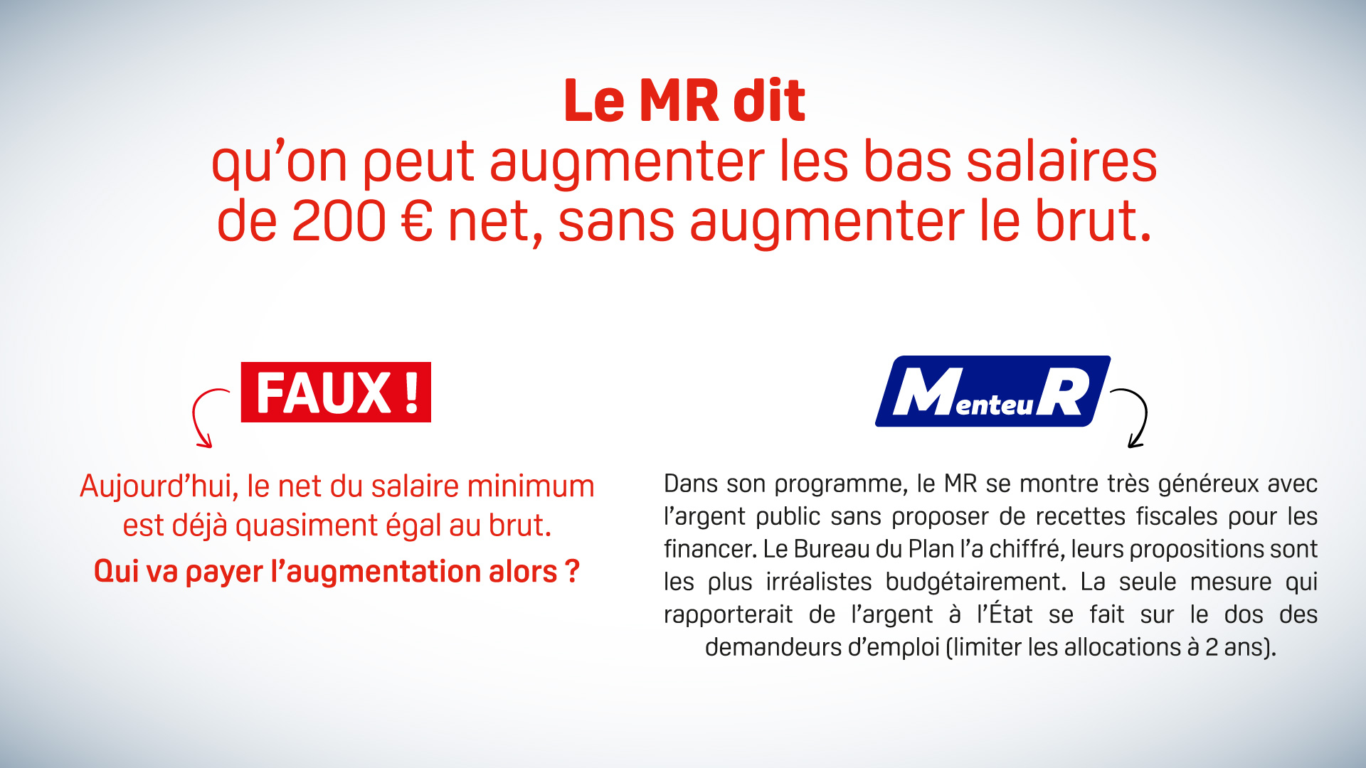 Augmenter le salaire net sans le brut ?