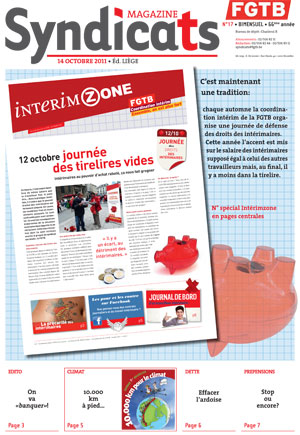 Syndicats FGTB n°17 - 2011