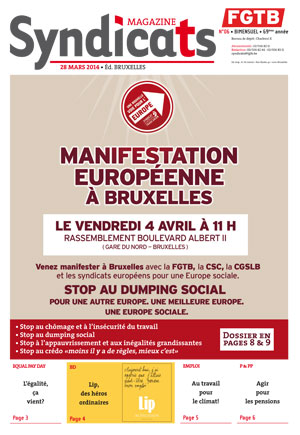 Syndicats FGTB n°6 - 2014