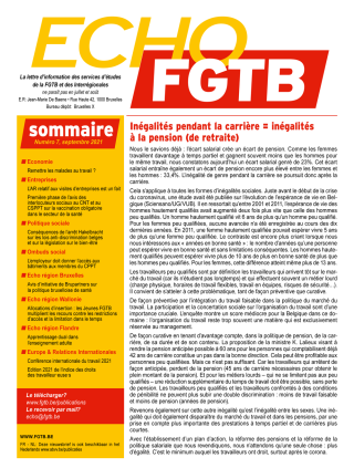 Echo FGTB n°7 // Septembre 2021