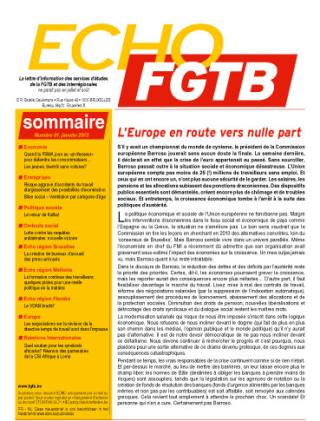 Echo FGTB n°1 - 2013