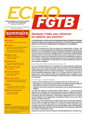 Echo FGTB n°7 - 2013