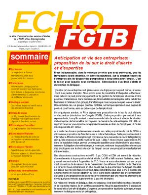 Echo FGTB n°4 - 2014