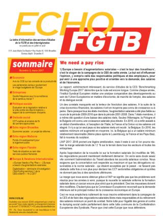 Echo FGTB n°3 - 2017