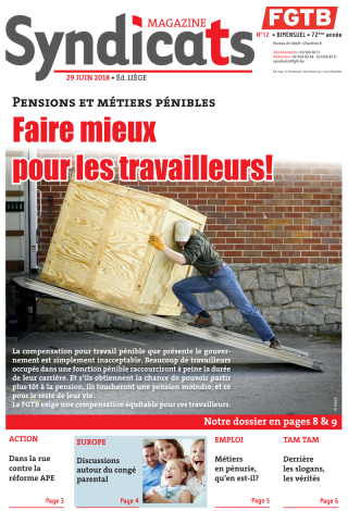 Syndicats FGTB n°12 - 2018