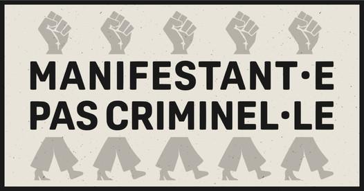 Manifestant Pas Criminel site commun