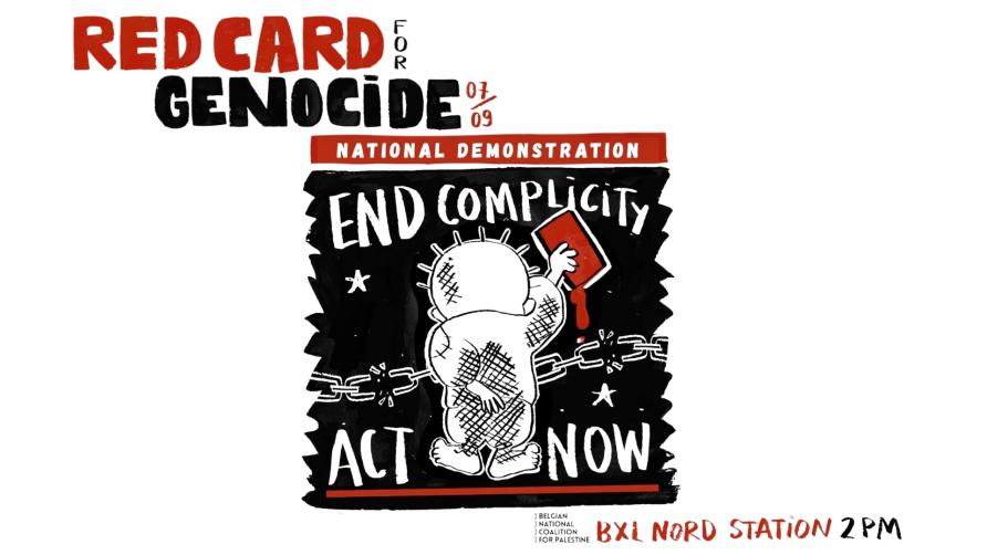 rode kaart tegen genocide israel rode kaart tegen genocide israel