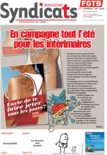 Syndicats FGTB n°13 - 2011