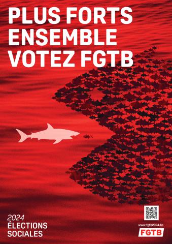 Affiche élections sociales FGTB2024