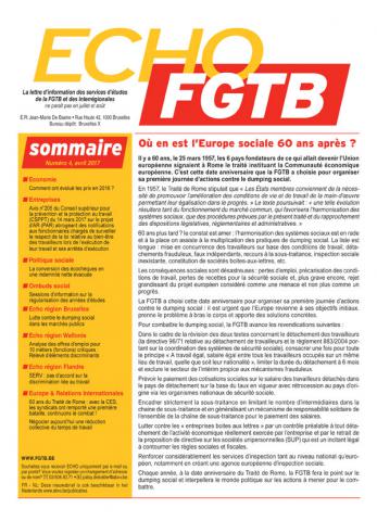Echo FGTB n°4 - avril 2017