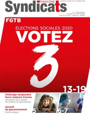 Syndicats FGTB n°9 - octobre 2020